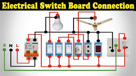 installing electrical switch box|electric switch board wiring diagram.